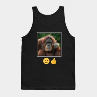 Orangutan Thumbs Up Emoji Tank Top